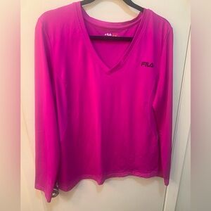 Fila dry-fit long sleeve shirt- size XL